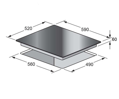 Kleenmaid 60cm Induction Cooktop - ICT6020