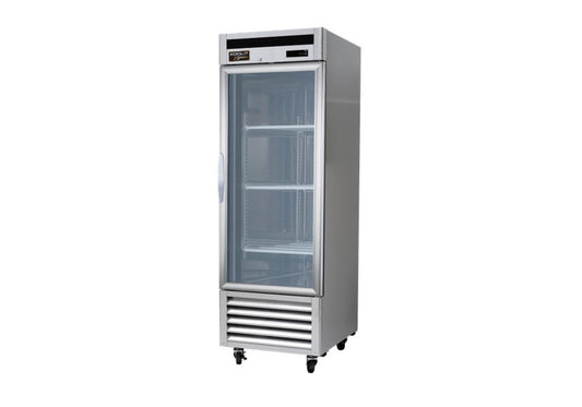 Kool-It  | 27" Wide 1 Glass Door Bottom Mount Reach-In Refrigerator - KBSR-1G