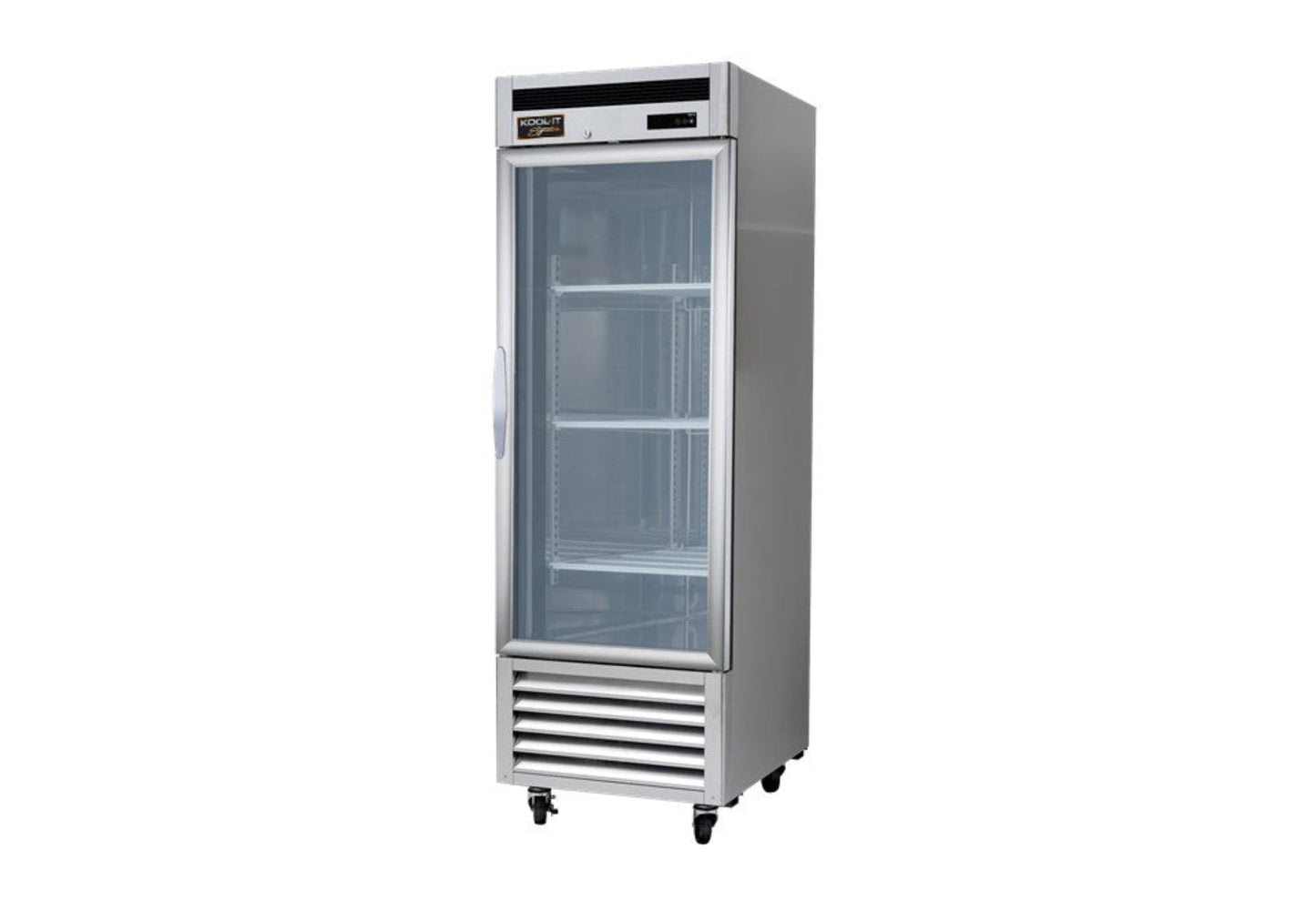 Kool-It  | 27" Wide 1 Glass Door Bottom Mount Reach-In Refrigerator - KBSR-1G