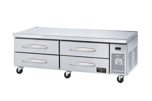 Kool-It 74" Wide 4 Drawer Chef Base Refrigerator - KCB-74-4M
