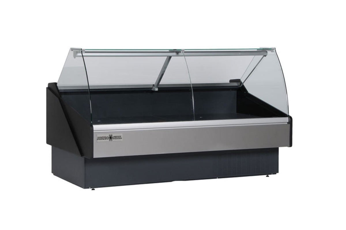 Hydra-Kool  | 60" Wide Self Contained Curved Glass Deli Display Case - KFM-CG-60-S