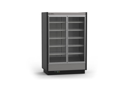 Hydra-Kool  | 75" Wide Remote 3 Door Grab-N-Go High Volume Merchandiser Refrigerator - KGV-MR-3-R