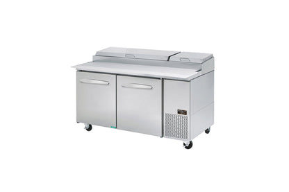 Kool-It67" Wide 2 Door Pizza Prep Table - KPT-67-2