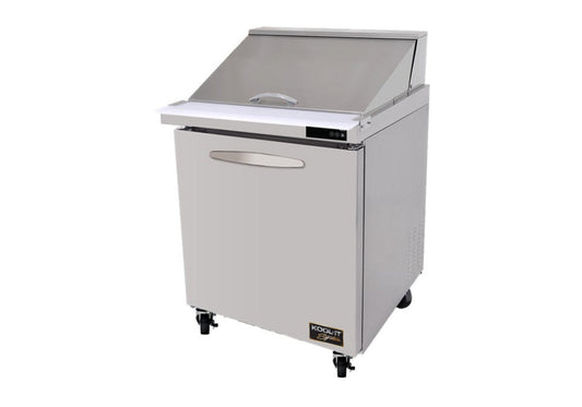 Kool-It  | 27" Wide 1 Door Mega Top Sandwich Prep Table - KSTM-27-1