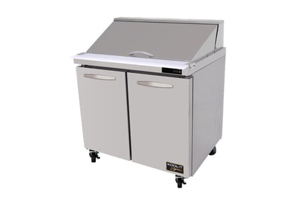 Kool-It  | 36" Wide 2 Door Mega Top Sandwich Prep Table - KSTM-36-2