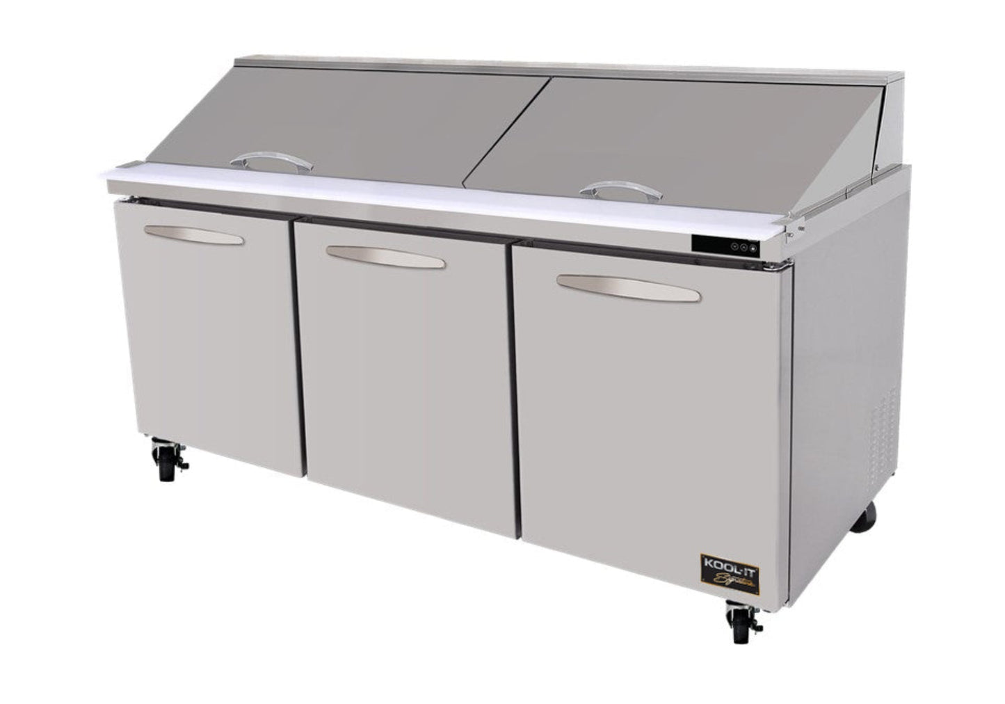 Kool-It  | 72" Wide 3 Door Mega Top Sandwich Prep Table - KSTM-72-3