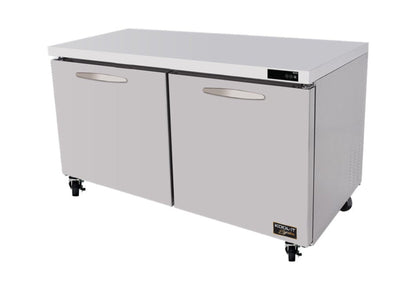 Kool-It" Wide 2 Door Undercounter Refrigerator - KUCR-60-2