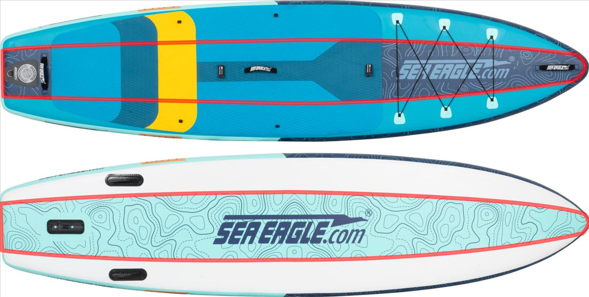 Sea Eagle LB11K_EP LongBoard 11 Inflatable Board Electric Pump Package New - LB11K_EP