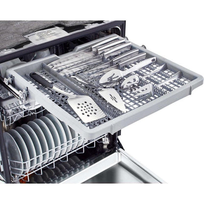 LG 24 in. Front Control Dishwasher with QuadWash in Stainless Steel (LDFN4542S)