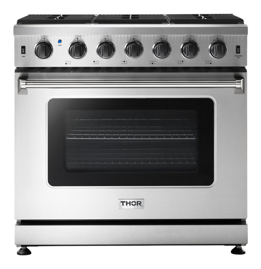 THOR Kitchen 36-Inch Liquid Propane Range - LRG3601ULP
