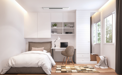 Mitsubishi MLZ-KX09NL 9,000 BTU One-Way Ceiling Cassette Indoor Unit (w/ Grille) - R454B - MLZKX09NL