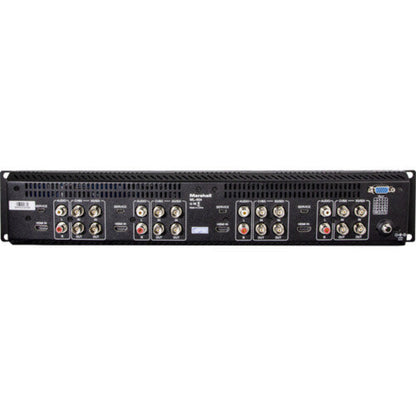 Marshall Electronics Quad 4.5" Rack-Mountable Monitor Unit with 3G-SDI, HDMI & Composite (2 RU) - ML454V2