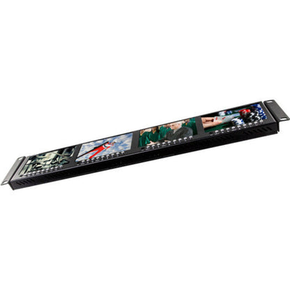 Marshall Electronics Quad 4.5" Rack-Mountable Monitor Unit with 3G-SDI, HDMI & Composite (2 RU) - ML454V2