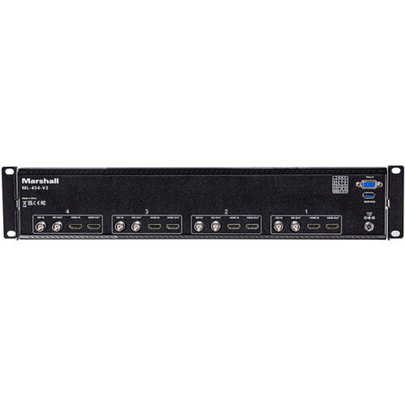 Marshall Electronics  Quad 4.5" Rackmount Monitor - ML-454-V3