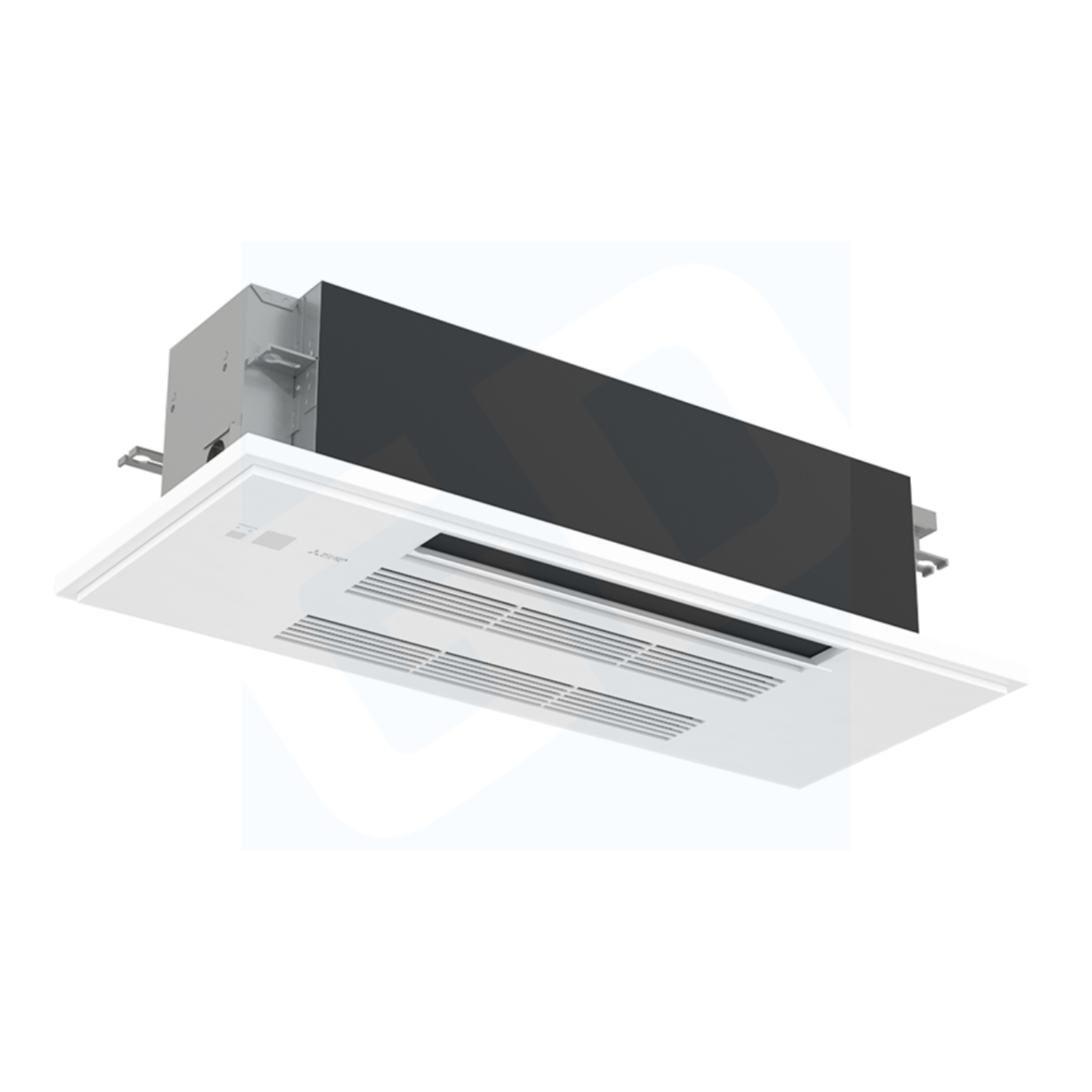 Mitsubishi MLZ-KX09NL 9,000 BTU One-Way Ceiling Cassette Indoor Unit (w/ Grille) - R454B - MLZKX09NL