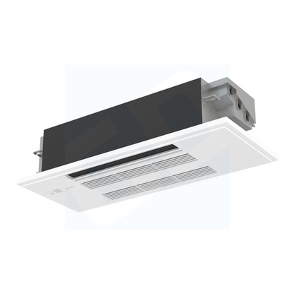 Mitsubishi MLZ-KX09NL 9,000 BTU One-Way Ceiling Cassette Indoor Unit (w/ Grille) - R454B - MLZKX09NL