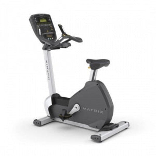Johnson Health Tech Matrix U3xe Upright Cycle - Matrix U3xe Upright Cycle Bike with Embedded 10" LCD Touchscreen, FitTouch Technology - U3XE-06
