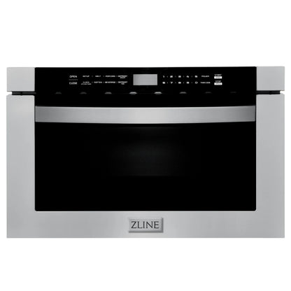 ZLINE 24 Inch 1.2 Cu. Ft. Microwave Drawer In Stainless Steel,  - MWD-1