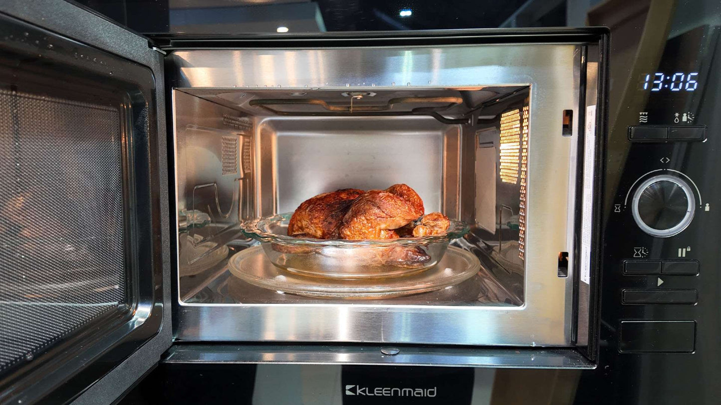 Kleenmaid 28 Litre Multi Stage Built-In Grill Oven Microwave - MWG4521X