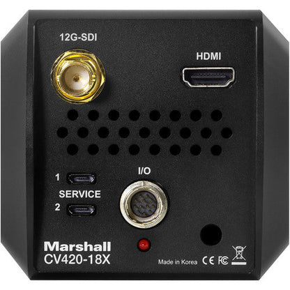 Marshall Electronics CV420-18X Compact 4K60 SDI/HDMI Camera with 18x Optical Zoom