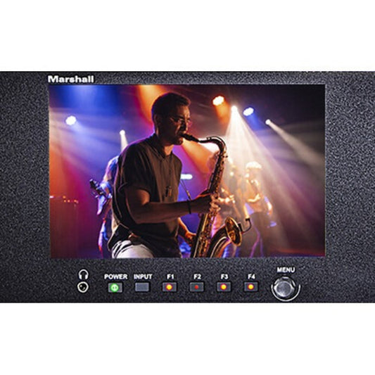 Marshall Electronics  Dual 7" 4K LCD Rackmount Monitor - V-702W-12G-V2