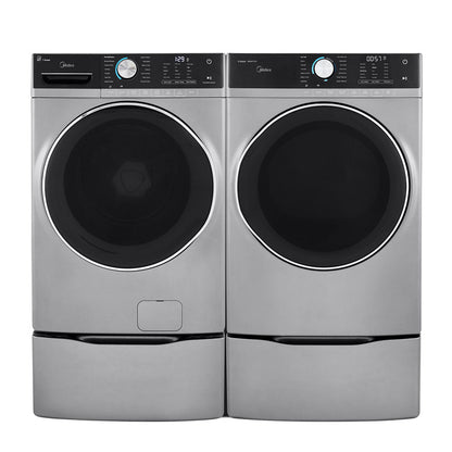 Midea 8.0 cu. ft. Front Load Electric Dryer in Graphite Steel - MLE52S7AGS