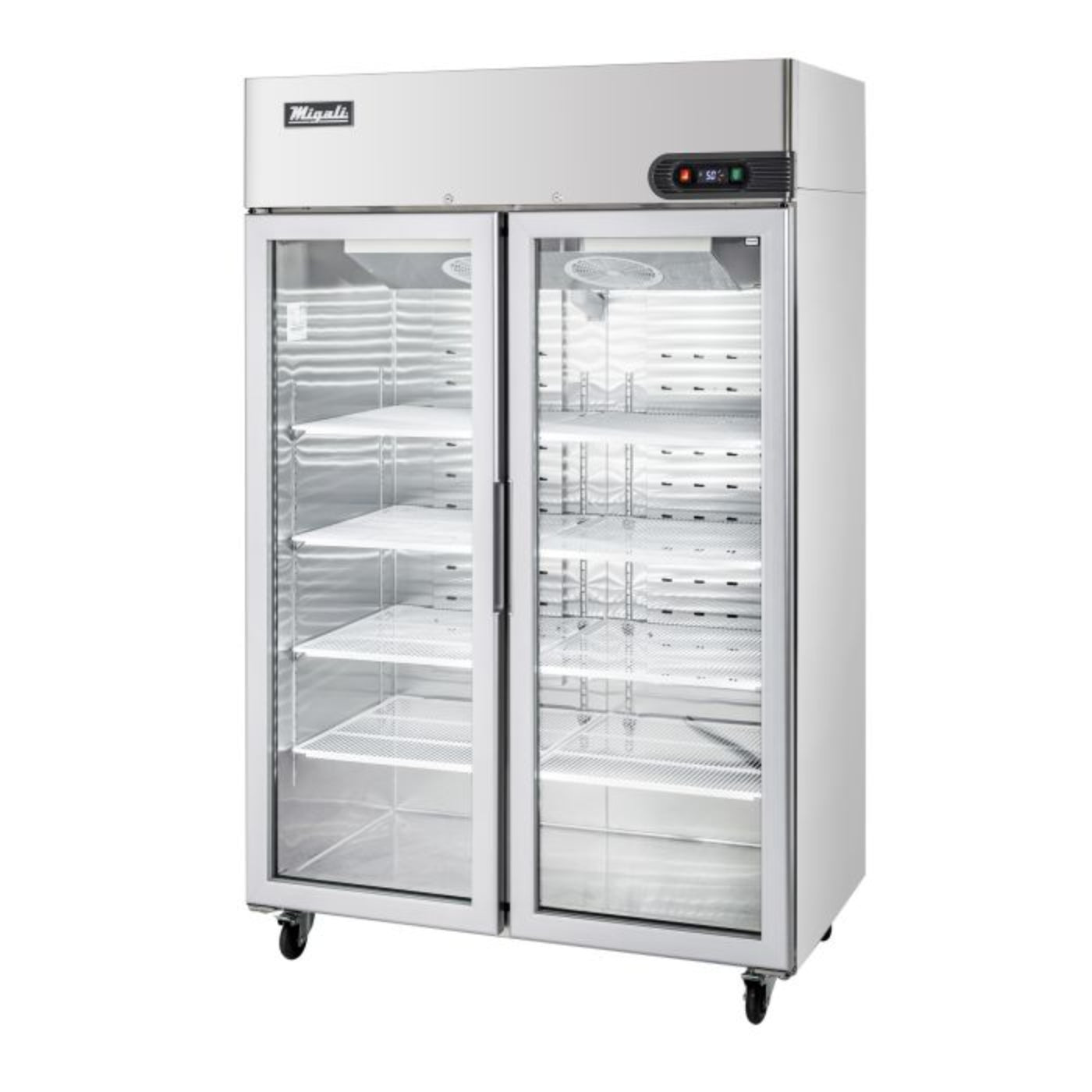 Migali C-2FG-HC (2) Glass Door Reach-In Freezer 49 Cu Ft - C-2FG-HC