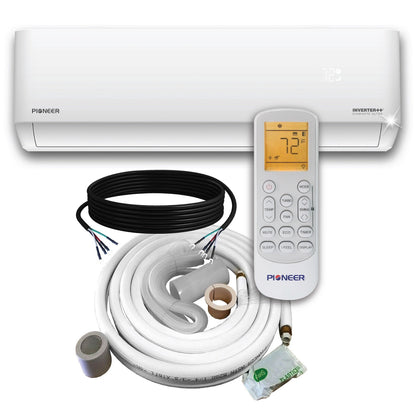 Pioneer Multi Zone 24,000 BTU Diamante Ultra Indoor Section Ductless Mini-Split Wi-Fi Inverter++ Air Conditioner Heat Pump 230V - WT024GLFI22HLD-10