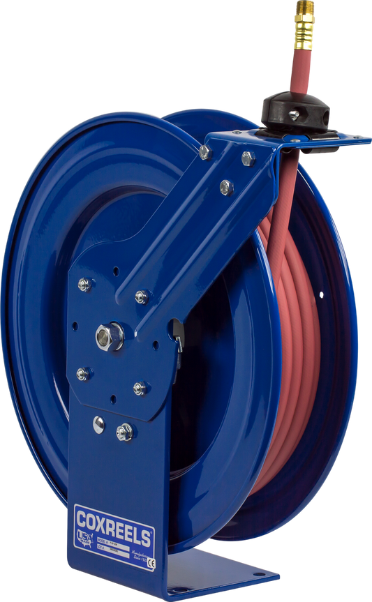 Coxreels  Spring Driven Hose Reel with Air/Water Hose 3/8" x 25' 300 PSI New - P-LP-325
