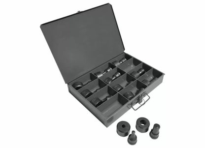 EDWARDS 12 PC. Round Punch & Die Set w/ Storage Case - ED9-PD1210