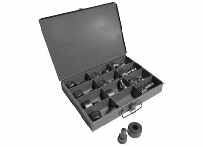 EDWARDS 12 PC. Standard Round Punch & Die Set w/ Storage Case - ED9-PD1220