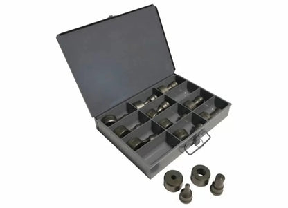 EDWARDS 12 PC. Round Metric Punch & Die Set w/ Storage Case - ED9-PD1240