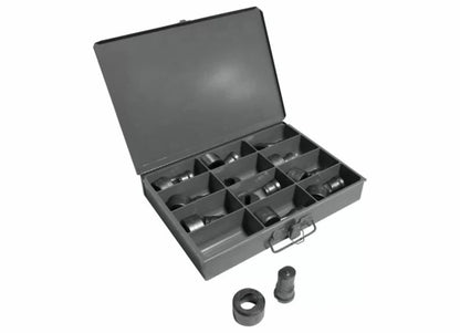 EDWARDS 12 PC. Oblong Punch & Die Set w/ Storage Case - ED9-PD1280