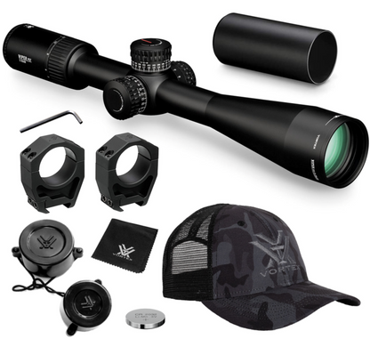 Vortex Optics Viper PST Gen II 5-25x50 FFP Riflescope EBR-7C with Rings
