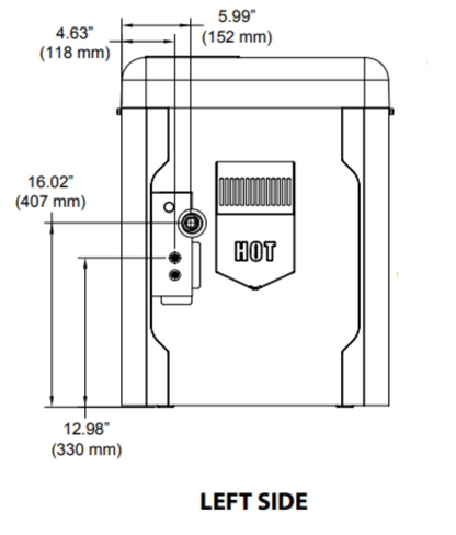 Raypak AVIA 264k Btu Digital Pool Heater - Copper - Natural Gas - WiFi Ready  -  018032
