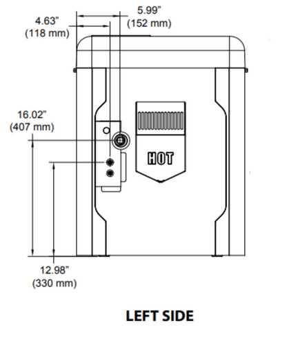 Raypak AVIA 399k Btu  Digital Pool Heater - Copper - Propane Gas - WiFi Ready  -  018039
