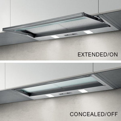 Kleenmaid 60cm Concealed Slide Out Rangehood - RHSOG61