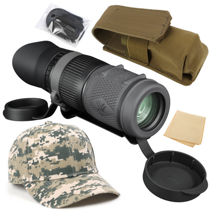 Vortex RECCE PRO HD 8x32 Ranging Ret Monocular with Free Hat Bundle