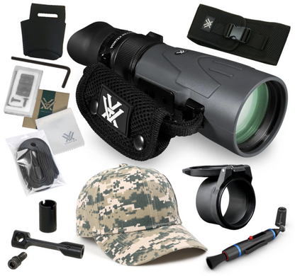 Vortex Optics Recon R/T 15x50 Scope Monocular with Free Hat and Pen Bundle - RT155