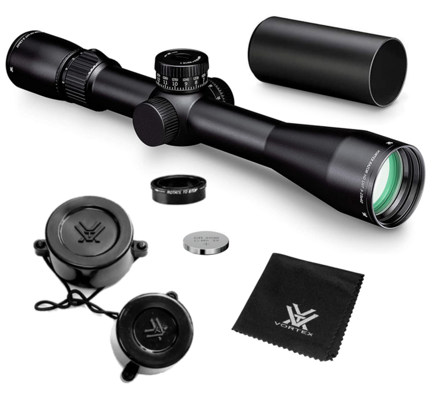 Vortex Optics Razor HD LHT 3-15x42 SFP (MOA) Reticle 30 mm Tube Riflescope - HSR-5i