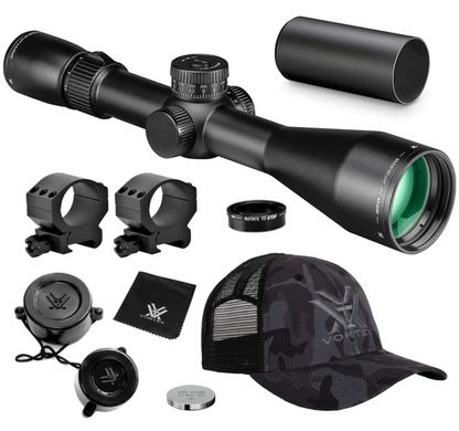 Vortex Optics Razor HD Gen II 4.5-27x56 FFP Riflescope HORUS Reticle with Rings Bundle - TREMOR3
