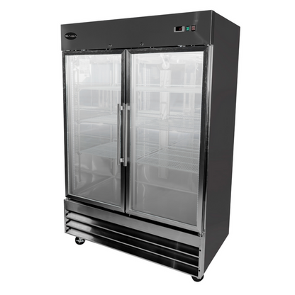 SABA Two Glass Door Commercial Reach-In Freezer - S-47FG