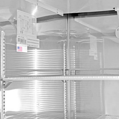 SABA Two Glass Door Commercial Reach-In Freezer - S-47FG
