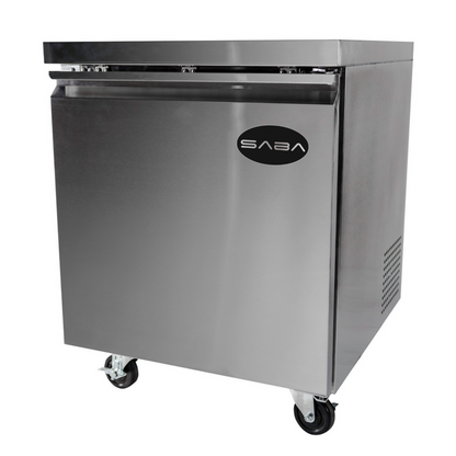SABA  27" One Door Commercial Under-Counter Cooler - SUC-27R