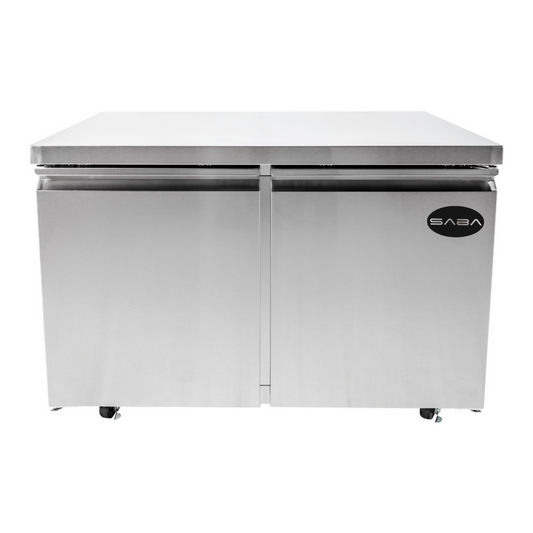SABA 48" Two Door Commercial Under-Counter Cooler - SUC-48R
