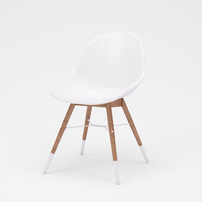 Midtown Concept Chamonix Side White Indoor Dining Chair - 4PC - SC CHAMONIX SIDE PAR