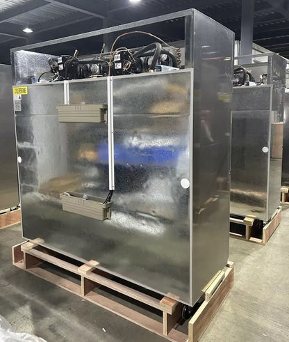 Chef AAA - SCD-660F 72" Commercial Reach-In Freezer with 6 Solid Half Doors - SCD-660F