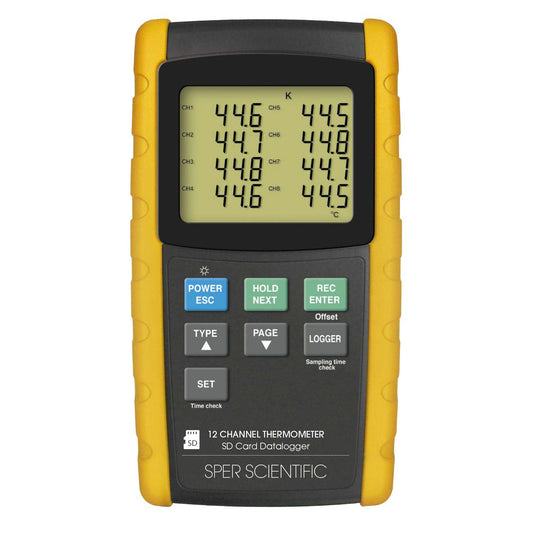 ThermoProbe 12 Channel Digital Thermometer with Datalogger - 800099