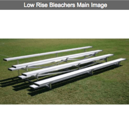 Bleacher  4 Row Low Rise Aluminum - LR0408