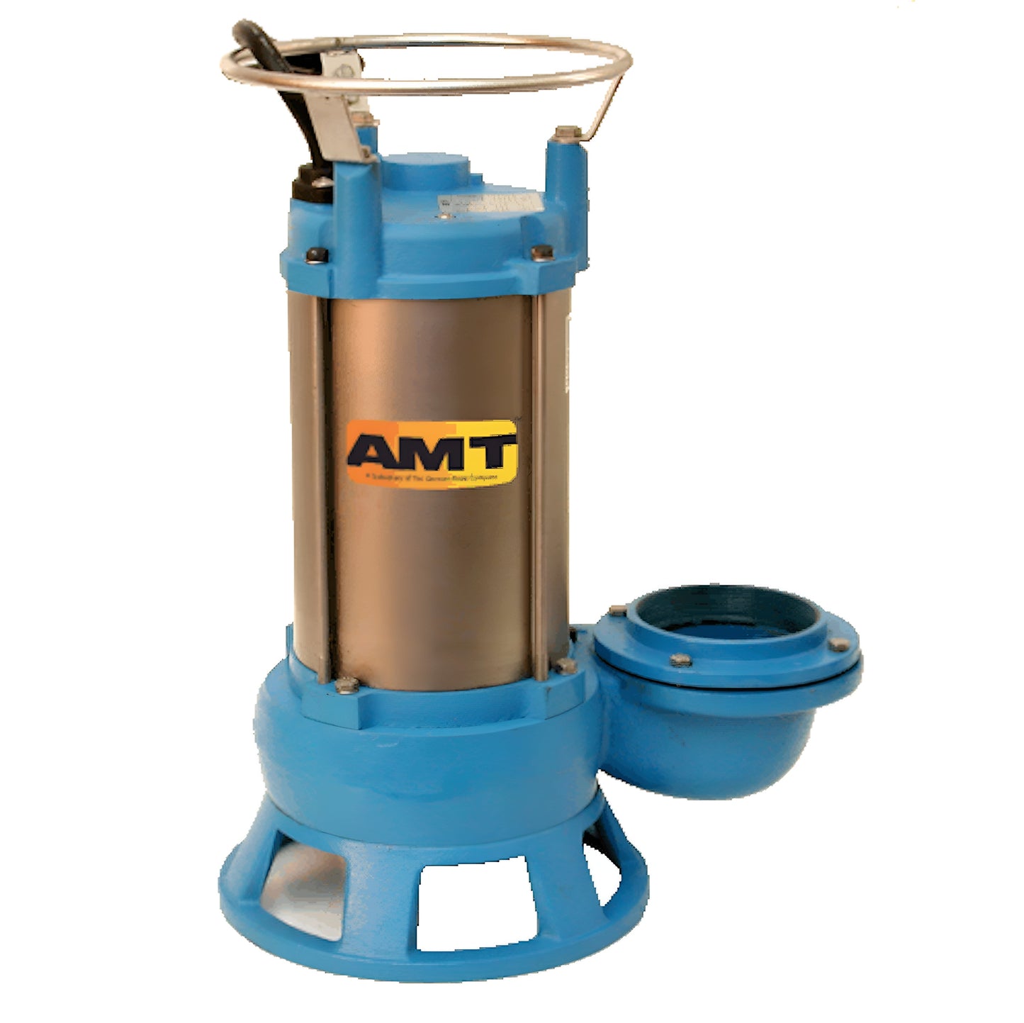AMT 3" NPT Submersible Shredder Sewage Pump, 225 GPM, 2HP 3 Phase 230 VAC 60 Hz Motor, S/C Seal, Cast Iron /SS - 5764-95